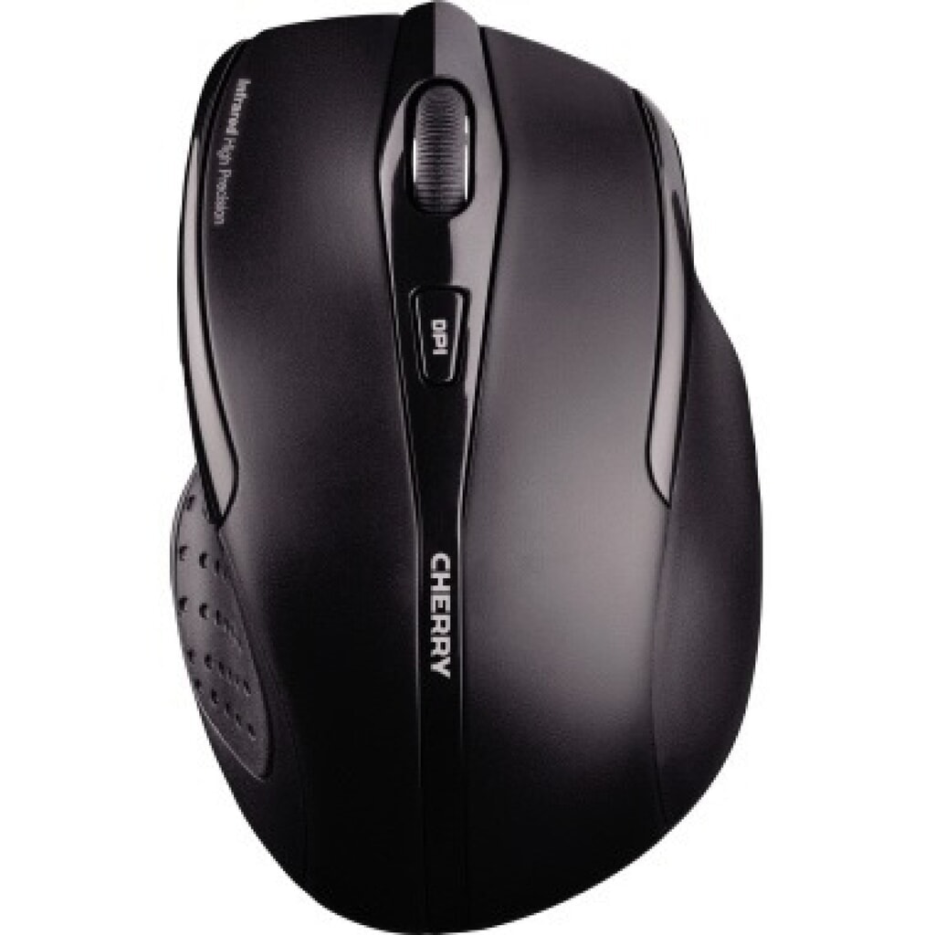 CHERRY Optische ergonomische PC-Maus MW3000 JW-T0100 USB 5Tasten schwarz Produktabbildung: CHERRY Optische ergonomische PC-Maus MW3000 JW-T0100 USB 5Tasten schwarz