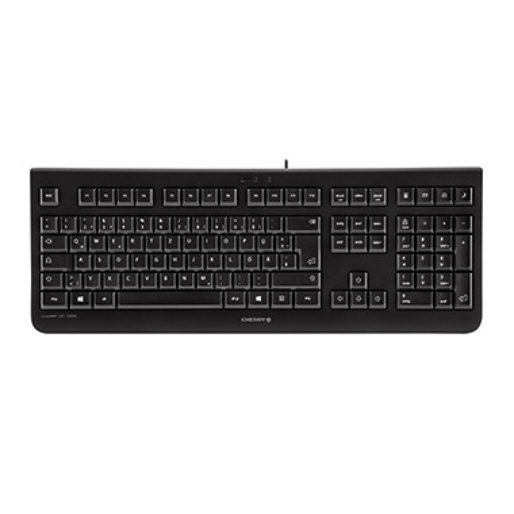 Cherry Tastatur KC1000 JK-0800DE-2 USB Flüsteranschlag schwarz Produktabbildung: Cherry Tastatur KC1000 JK-0800DE-2 USB Flüsteranschlag schwarz