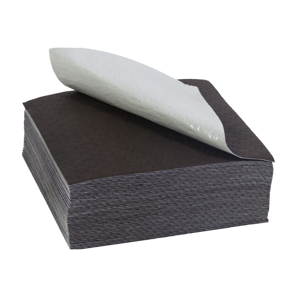 Zdjęcie produktu nr 1: Chłonna mata SMF Heavyweight, 10 ściereczek, 3 warstwy, dł. x szer. 800 x 1200 mm, olej, kolor biały
