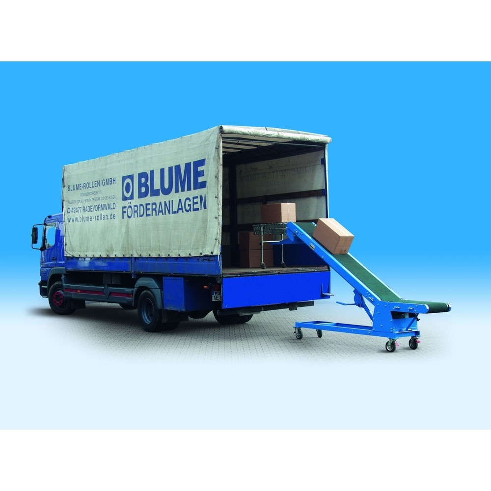 Número de imagen del producto 2: Cinta transportadora para carga y descarga, tipo BE, longitud horizontal 4,4 m, ancho de cinta 500 mm