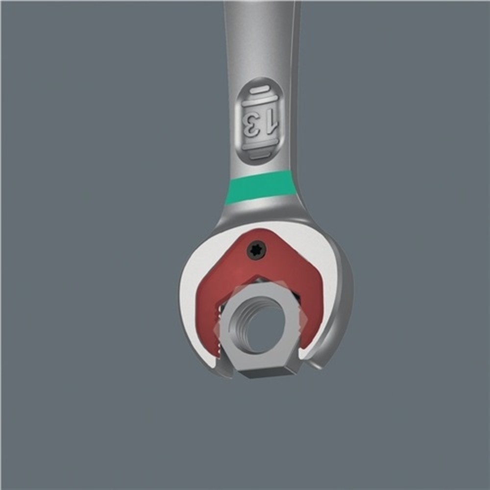N° de l'image du produit 6 : Clé mixte à cliquet Joker ouv. de clé 10 mm L. 159 mm droit WERA