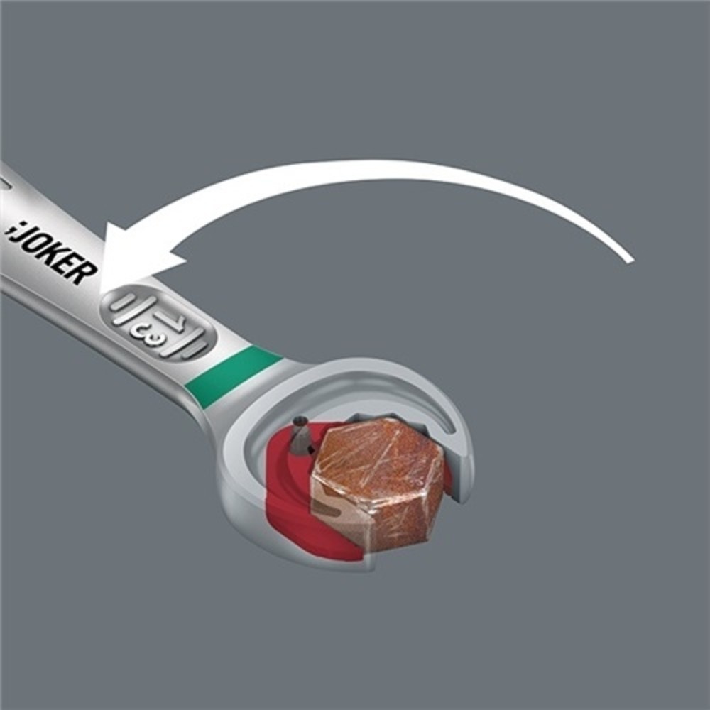 N° de l'image du produit 6 : Clé à fourche 6002 Joker 10 x 13 mm longueur 167 mm chromé WERA
