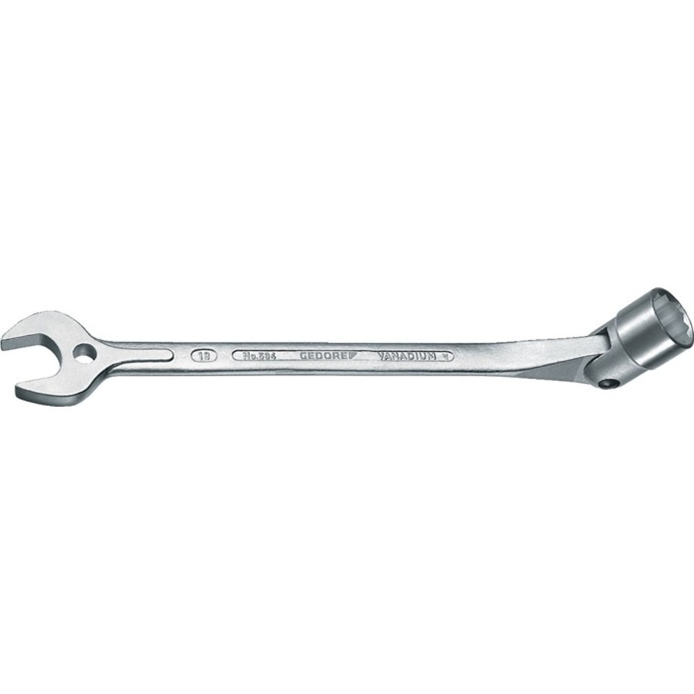Illustration du produit: Clé à fourche/à douille 534 ouv. de clé 10 mm L. 179 mm avec extr. clé à douille