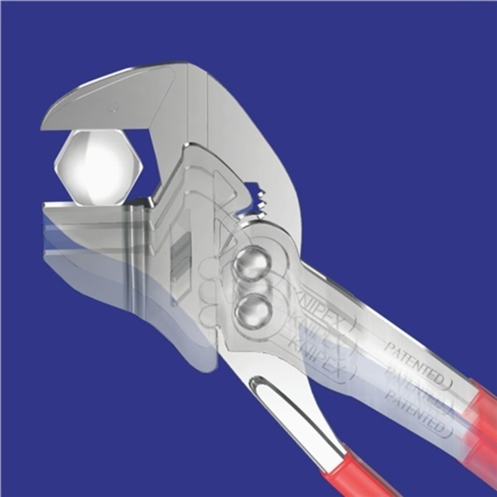 N° de l'image du produit 2 : Pince-clé longueur 180 mm envergure 40 mm chromé gaines multicomposant KNIPEX