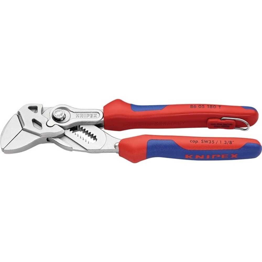 Illustration du produit: Pince-clé longueur 250 mm envergure 52 mm chromé gaines multicomposant avec œill