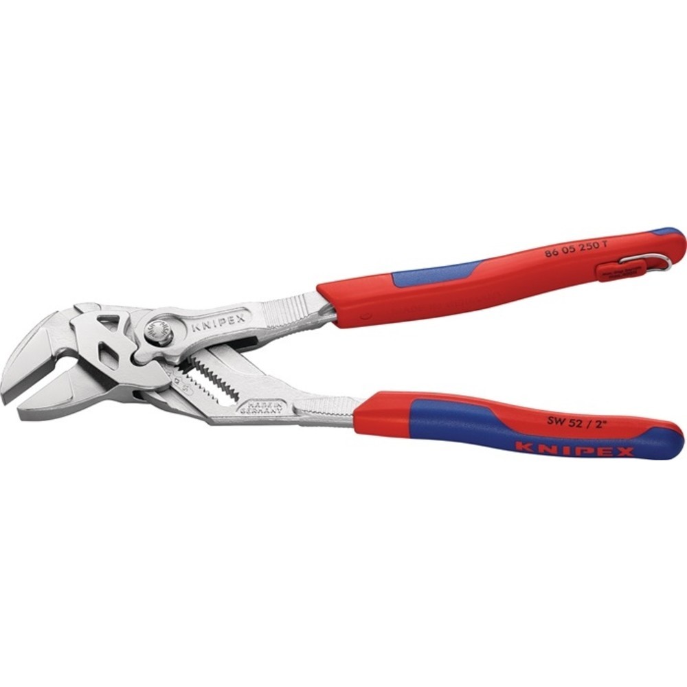 N° de l'image du produit 3 : Pince-clé longueur 250 mm envergure 52 mm chromé gaines multicomposant avec œill