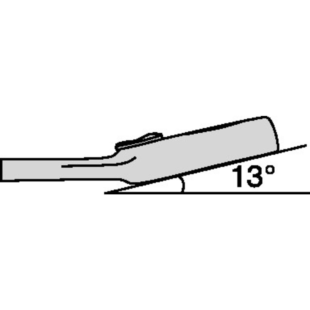 N° de l'image du produit 2 : Clé mixte à cliquet 7 UR ouv. de clé 8 mm L. 140 mm commutable, côté anneau 13 d