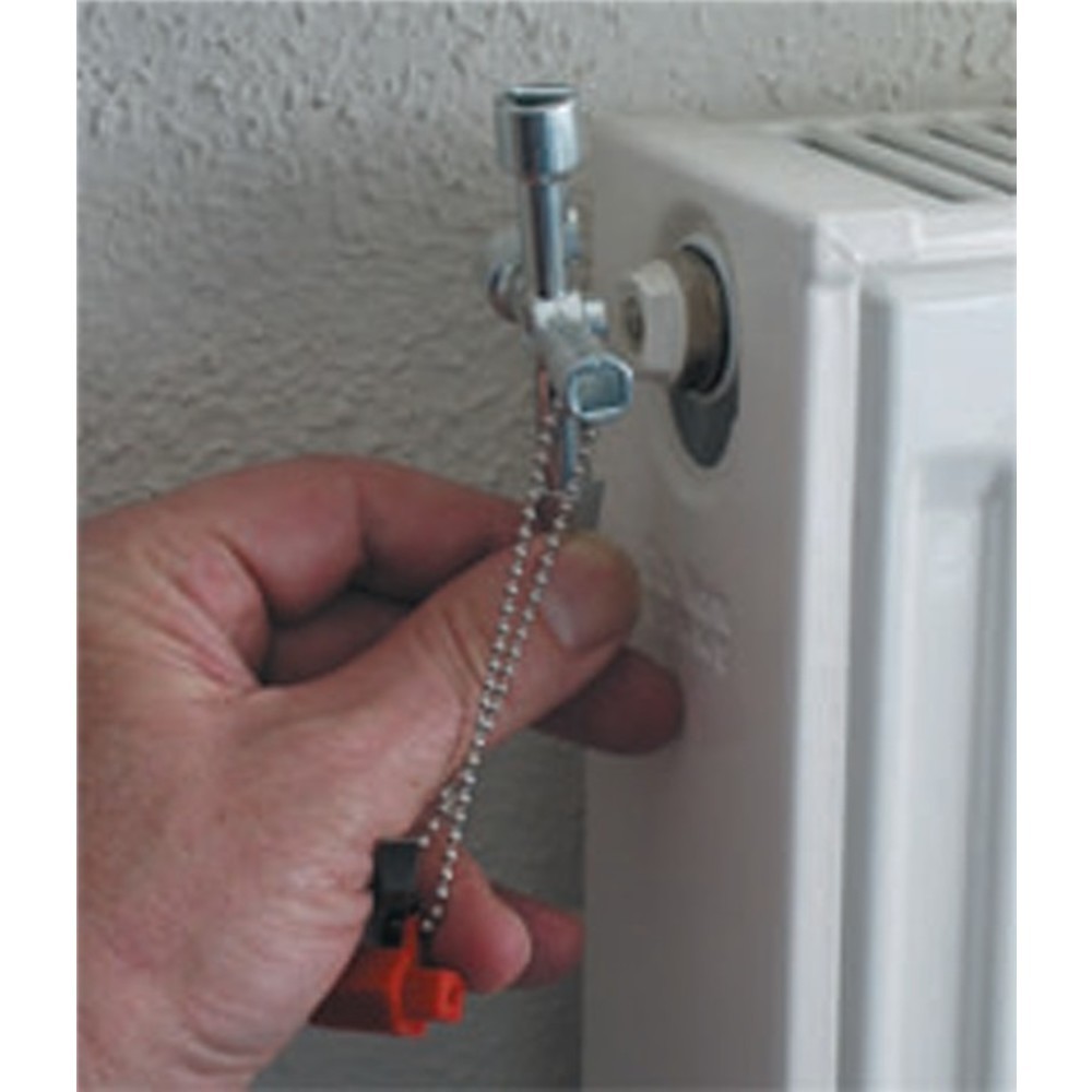 N° de l'image du produit 2 : Clé d'armoire de commande 820 M03 6 fonctions avec adaptateur d’embout