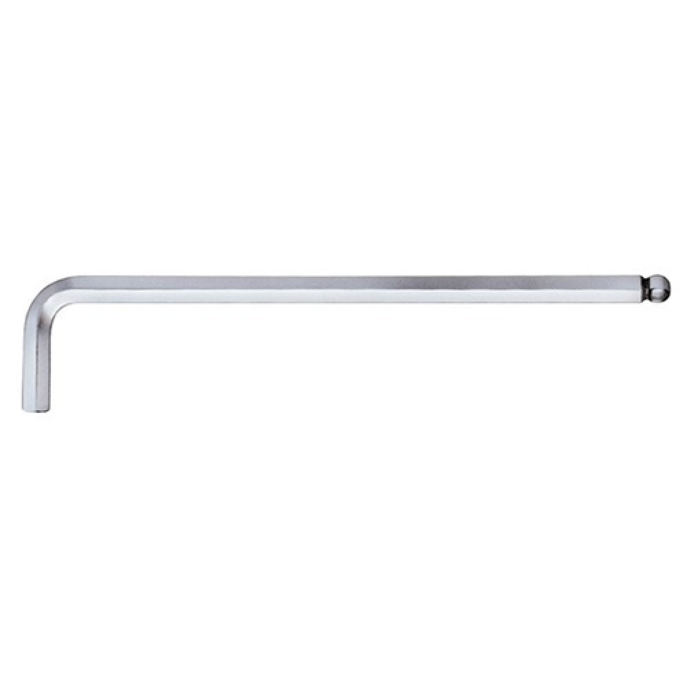 N° de l'image du produit 1 : Clé mâle coudée à six pans 369 ouv. de clé 8 mm long, tête sphérique 206 x 44 mm