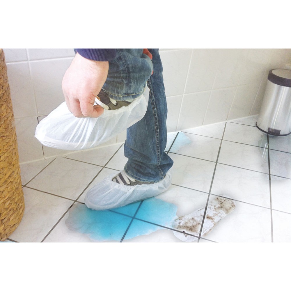 Produktabbildung Nr. 2: CleanGo PE-Überziehschuh Anti-Slip, ANTI-SLIP 20 Stk./Spenderbox, Universalgröße