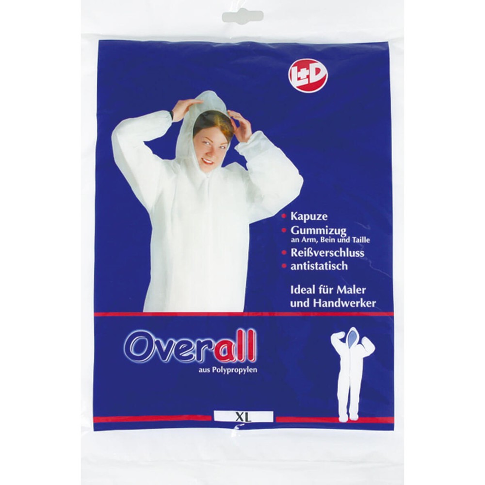 Produktabbildung: CleanGo PP-Overall antistatisch, Größe L