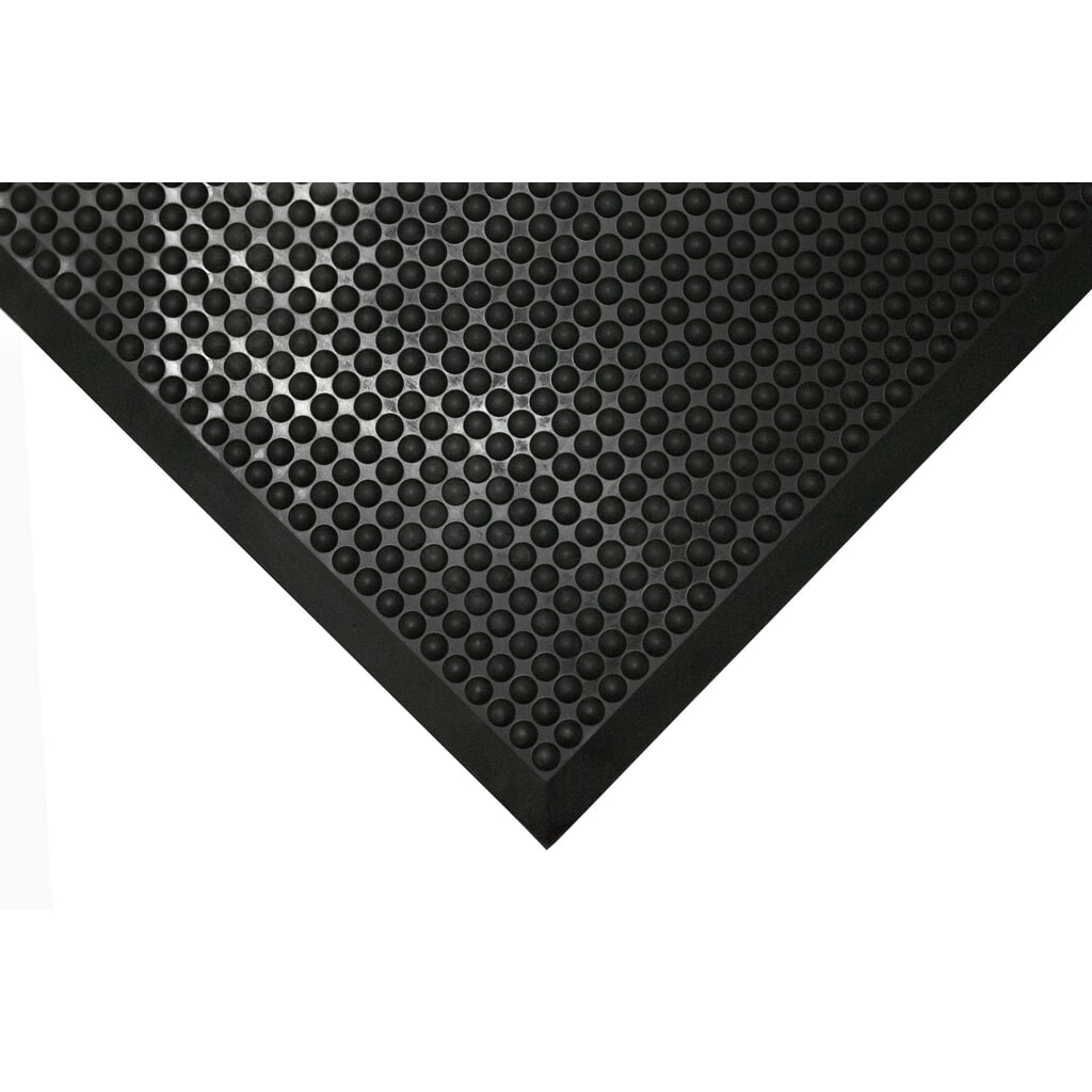 COBA Anti-Ermüdungsmatte COBAelite® Bubble, BxL 600 x 900 mm, schwarz Produktabbildung Nr. 1: COBA Anti-Ermüdungsmatte COBAelite® Bubble, BxL 600 x 900 mm, schwarz
