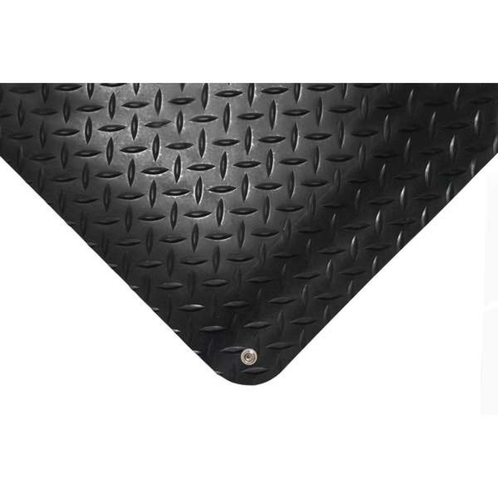 Produktabbildung Nr. 1: COBA Anti-Ermüdungsmatte Deckplate Anti-Static, BxL 600 x 900 mm, schwarz