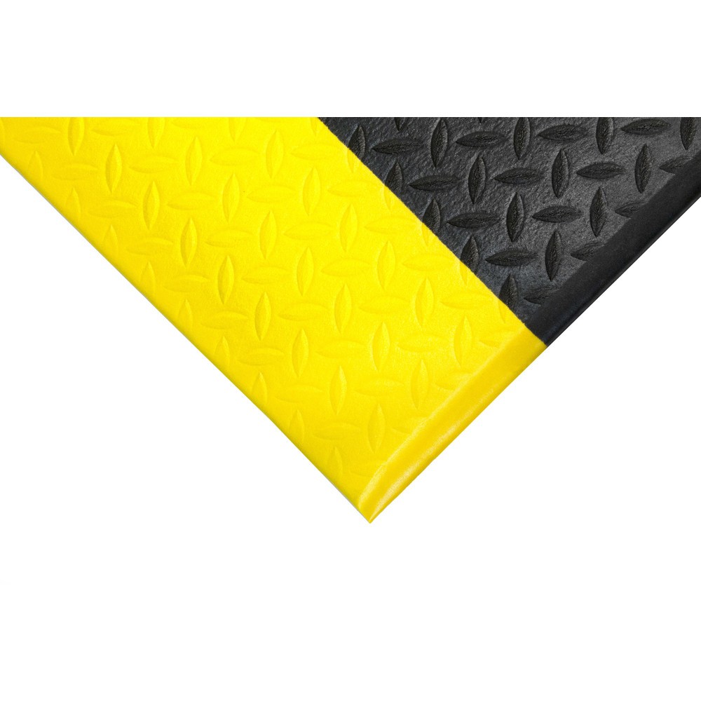 Produktabbildung Nr. 3: COBA Anti-Ermüdungsmatte Orthomat® Diamond, BxL 900 mm x lfm, schwarz/gelb