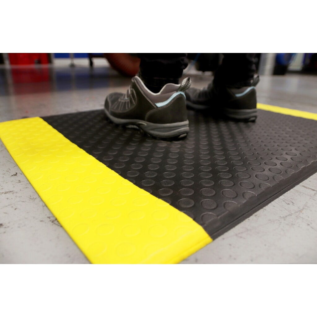 Produktabbildung: COBA Anti-Ermüdungsmatte Orthomat® Dot, 1-lagig, schwarz, BxL 900 x 600 mm