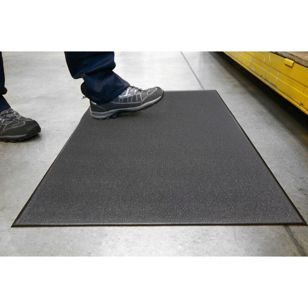 Produktabbildung: COBA Anti-Ermüdungsmatte Orthomat® ReGen100, 1-lagig, schwarz, BxL 600 x 900 mm