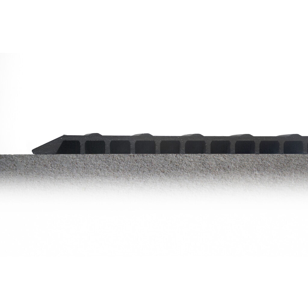 COBA Arbeitsplatzmatte Comfort-Lok, Endstück, BxL 700 x 800 mm, schwarz Produktabbildung Nr. 3: COBA Arbeitsplatzmatte Comfort-Lok, Endstück, BxL 700 x 800 mm, schwarz
