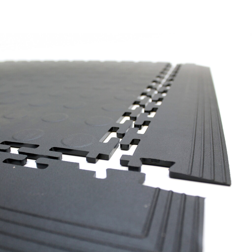 COBA Auffahrkante für Bodenfliese Eco, PVC, ohne Kante Produktabbildung: COBA Auffahrkante für Bodenfliese Eco, PVC, ohne Kante