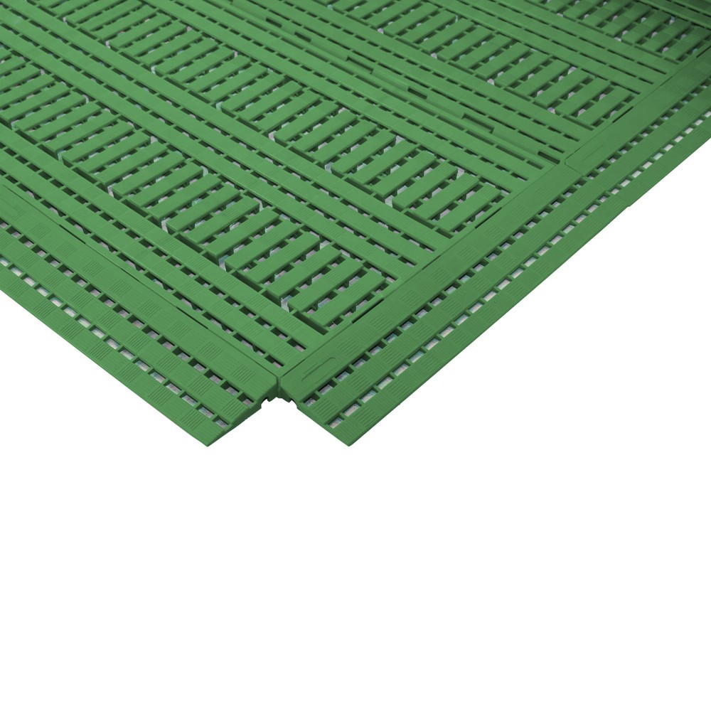 N° de l'image du produit 2 : COBA Tapis pour poste de travail en PE, lxP 600 x 1 200 mm, vert