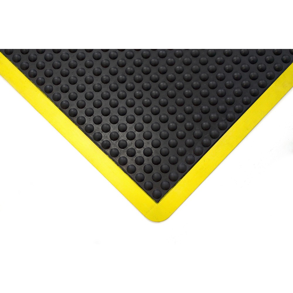 Productafbeelding nr. 2: COBA Bubblemat Safety antivermoeidheidsmat, bxd 600 x 900 mm, zwart/geel