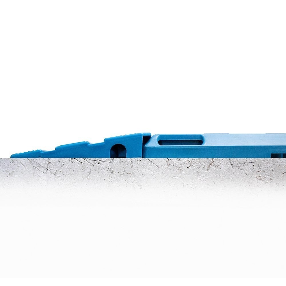 N° de l'image du produit 2 : COBA Coin pour tapis pour poste de travail en PE, lxP 112 x 112 mm, bleu