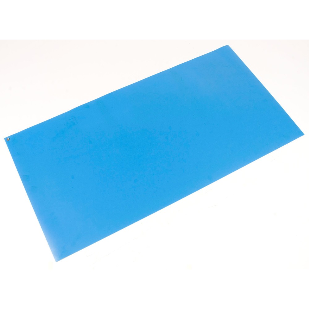 Produktabbildung Nr. 1: COBA ESD-Arbeitsmatten-Set aus PVC mit Leitschicht, BxL 1.200 x lfm, blau