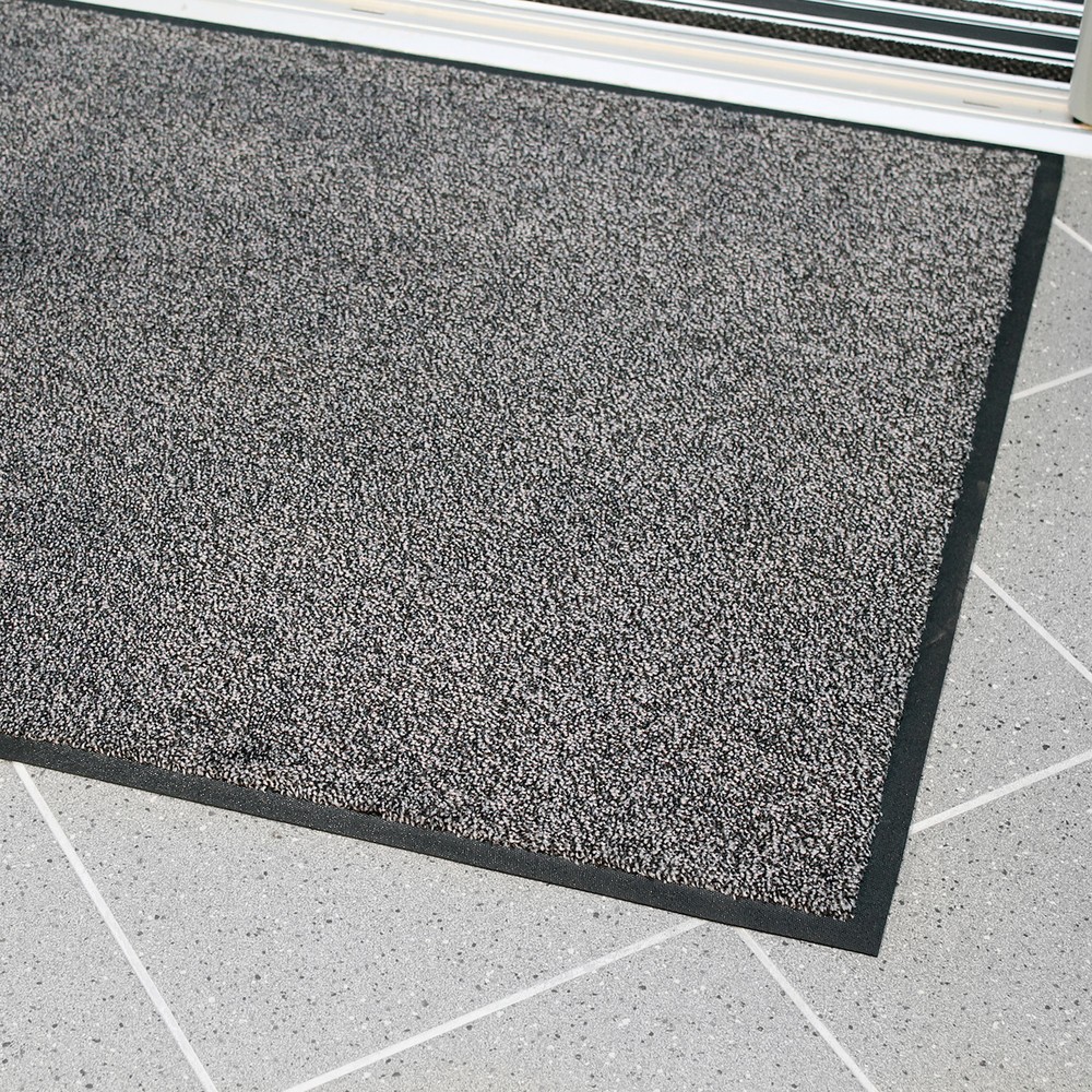 N° de l'image du produit 3 : COBA Paillasson en nylon, lxP 600 x 850 mm, noir/gris