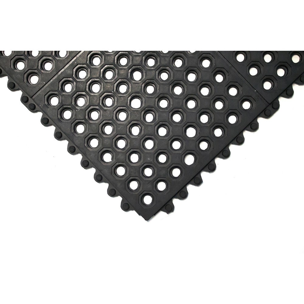 Číslo obrázka výrobku 2: COBA Protiúnavová rohož Fatigue Step Grit Top, nitrilová, š × h 900 × 900 mm