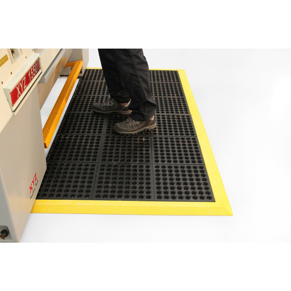 Číslo obrázka výrobku 4: COBA Protiúnavová rohož Fatigue Step Grit Top, nitrilová, š × h 900 × 900 mm