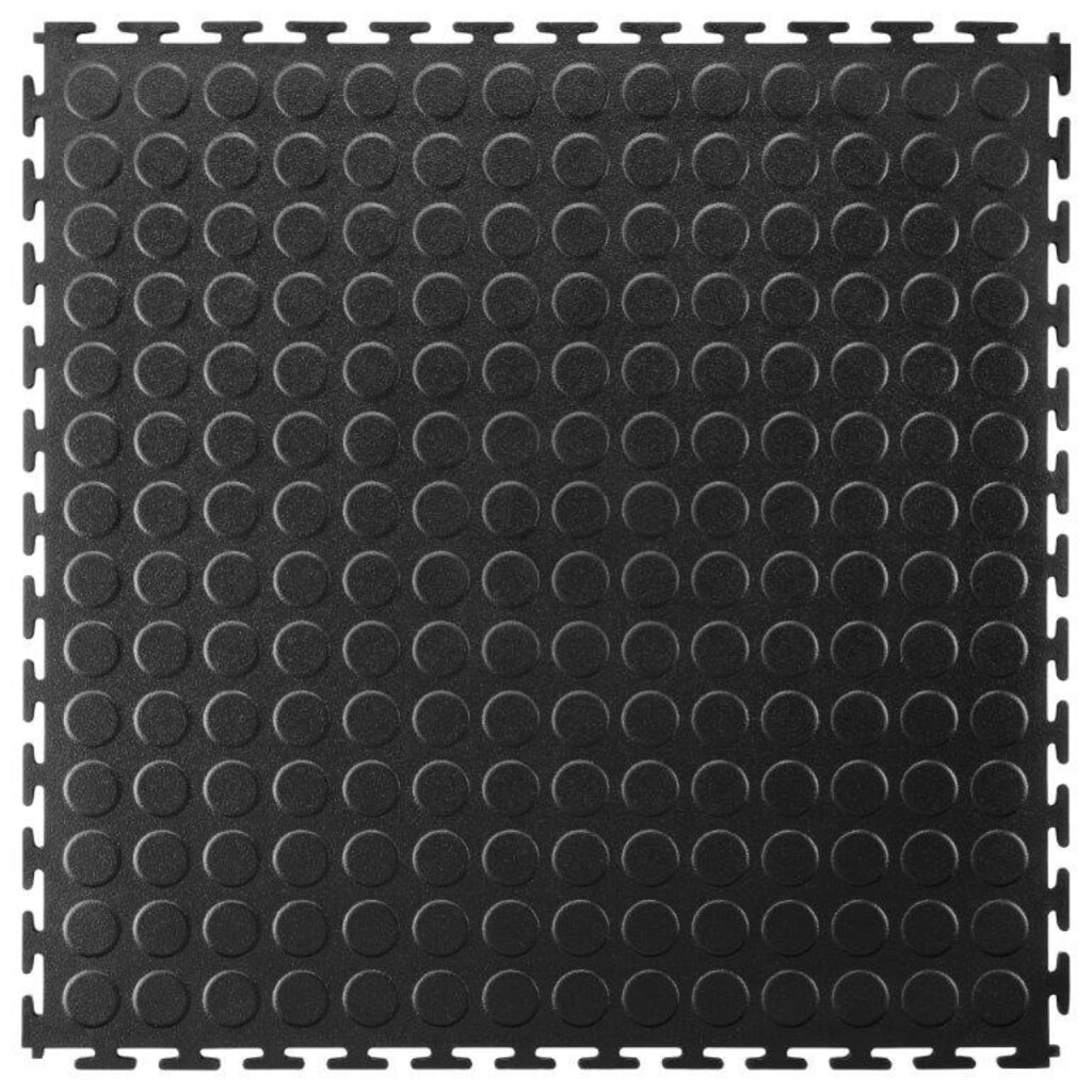 Produktabbildung Nr. 3: COBA PVC-Bodenfliese, Noppenoptik, BxL 500 x 500 mm, schwarz