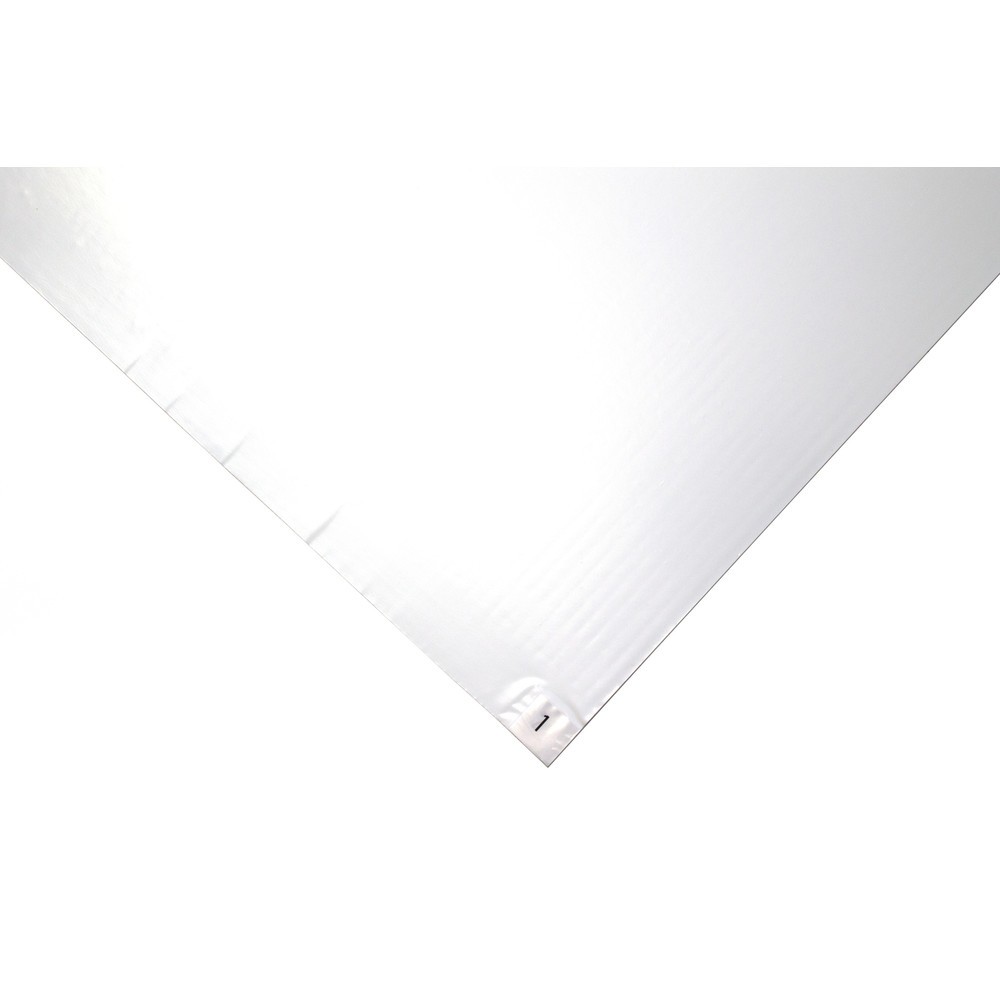 N° de l'image du produit 2 : COBA Tapis adhésif antibactérien First Step, lxP 450 x 1 170 mm, blanc