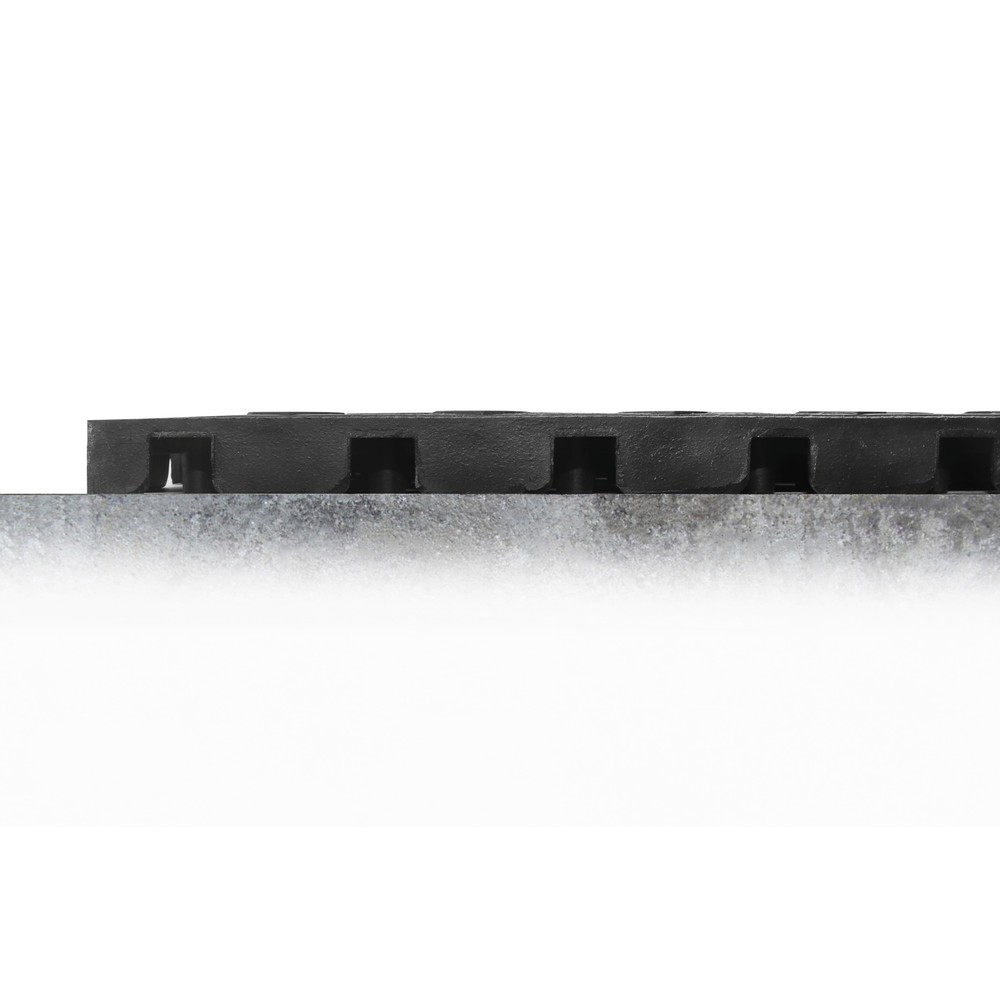 N° de l'image du produit 2 : COBA Tapis anti-fatigue Fatigue Lock Premium, perforé, lxP 500 x 500 mm, noir
