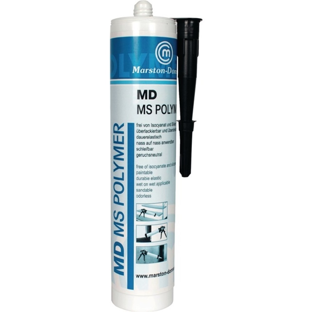 N° de l'image du produit 2 : Cartouche adhésive et mastic MARSTON MD-MS polymère noire 440g