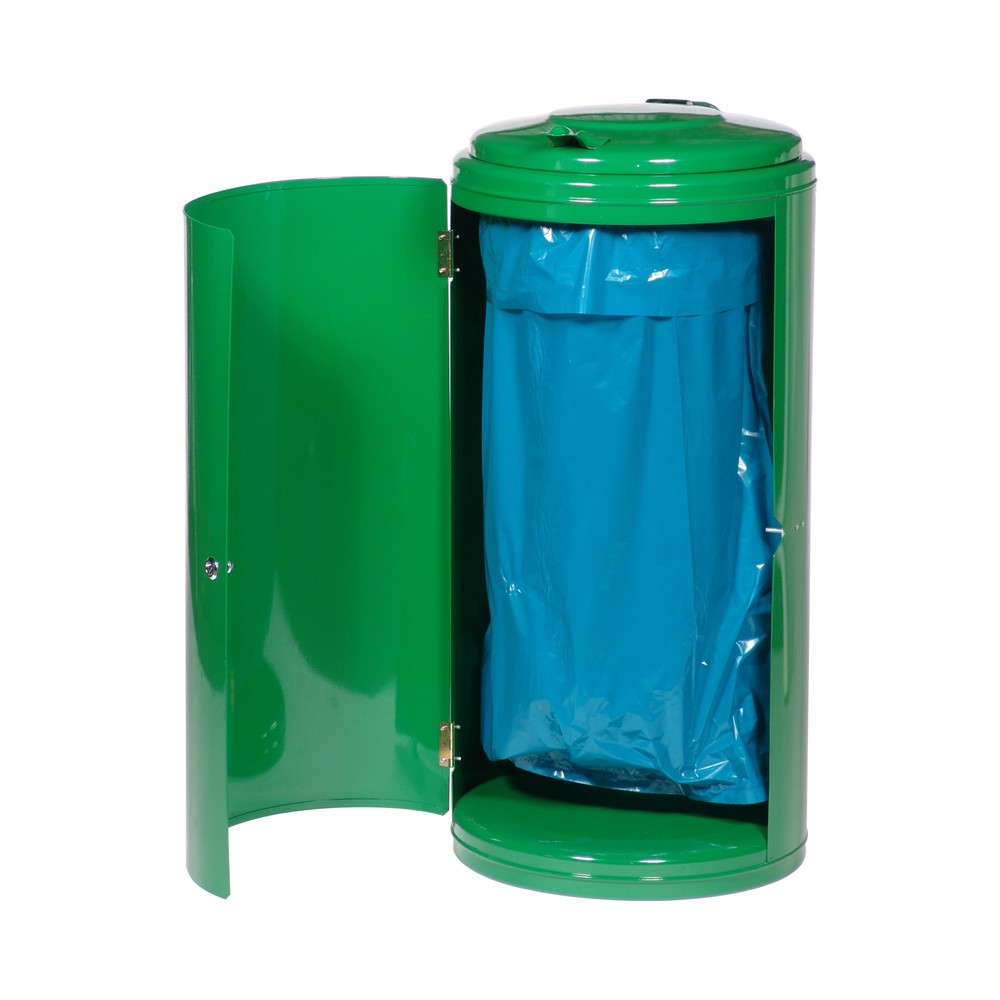 N° de l'image du produit 2 : Collecteur de déchets AFS de RENNER, 120 litres, verrouillable, galvanisé