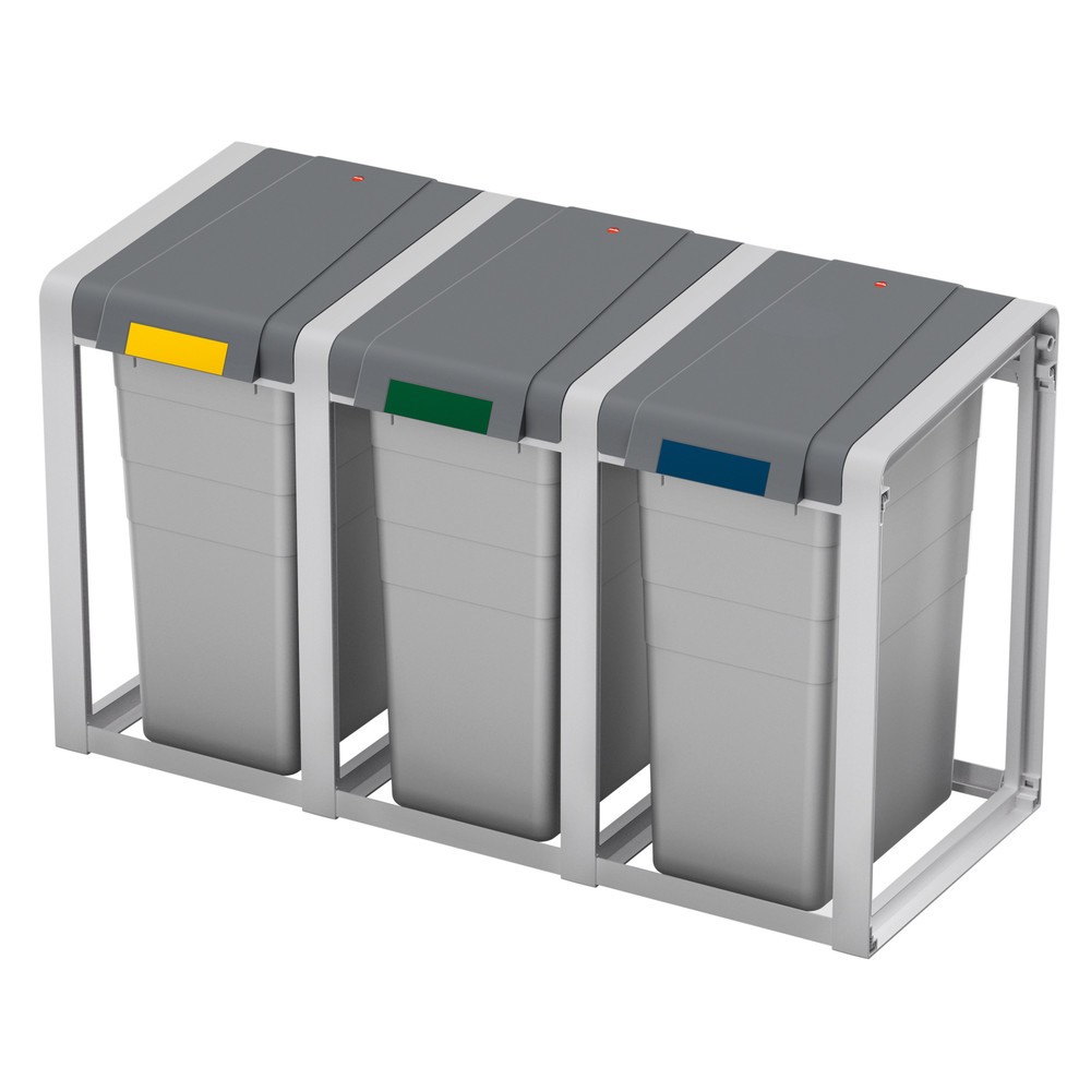 N° de l'image du produit 2 : Collecteur de matériaux Hailo ProfiLine Öko XL, 38 litres, module d'extension, mat