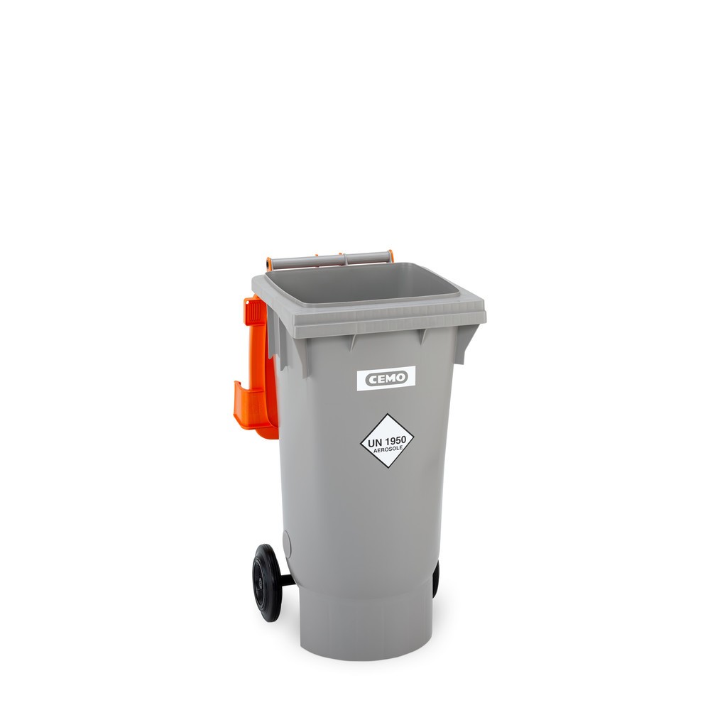 N° de l'image du produit 4 : Collecteur pour bombes aérosols CEMO, 120 litres