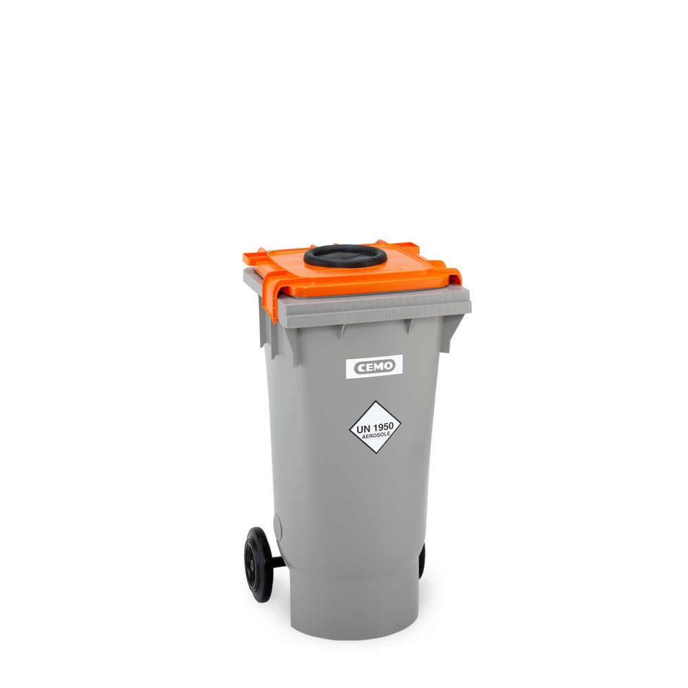 Illustration du produit: Collecteur pour bombes aérosols CEMO, 120 litres