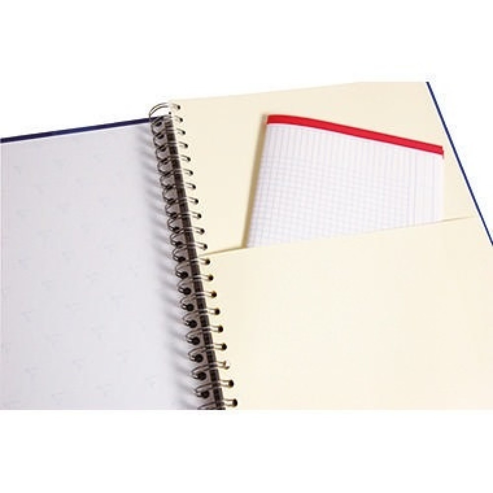 Produktabbildung Nr. 3: Clairefontaine Spiralnotizblock 82123C DIN A4 90g 80Bl. kar weiß
