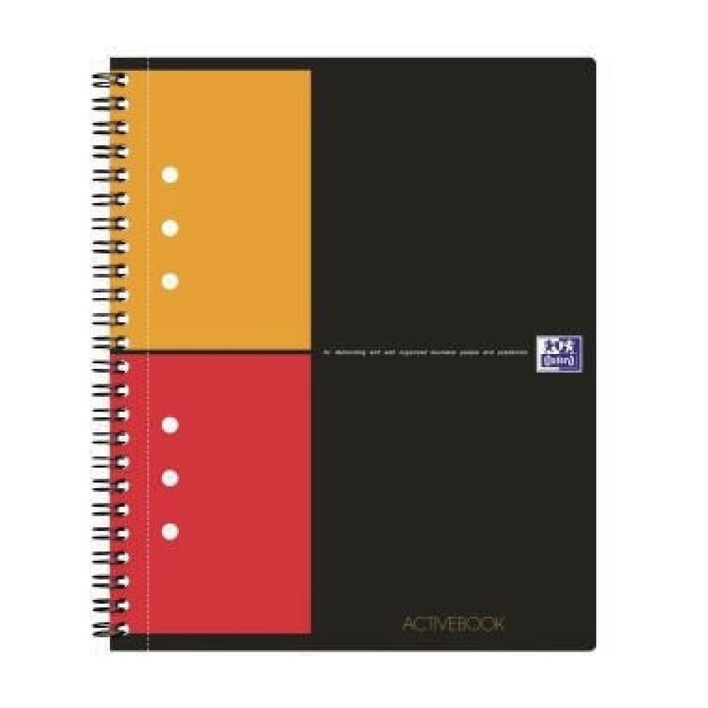 Produktabbildung: Oxford Collegeblock Activebook 100102880 DIN A5+ kariert 80Bl.