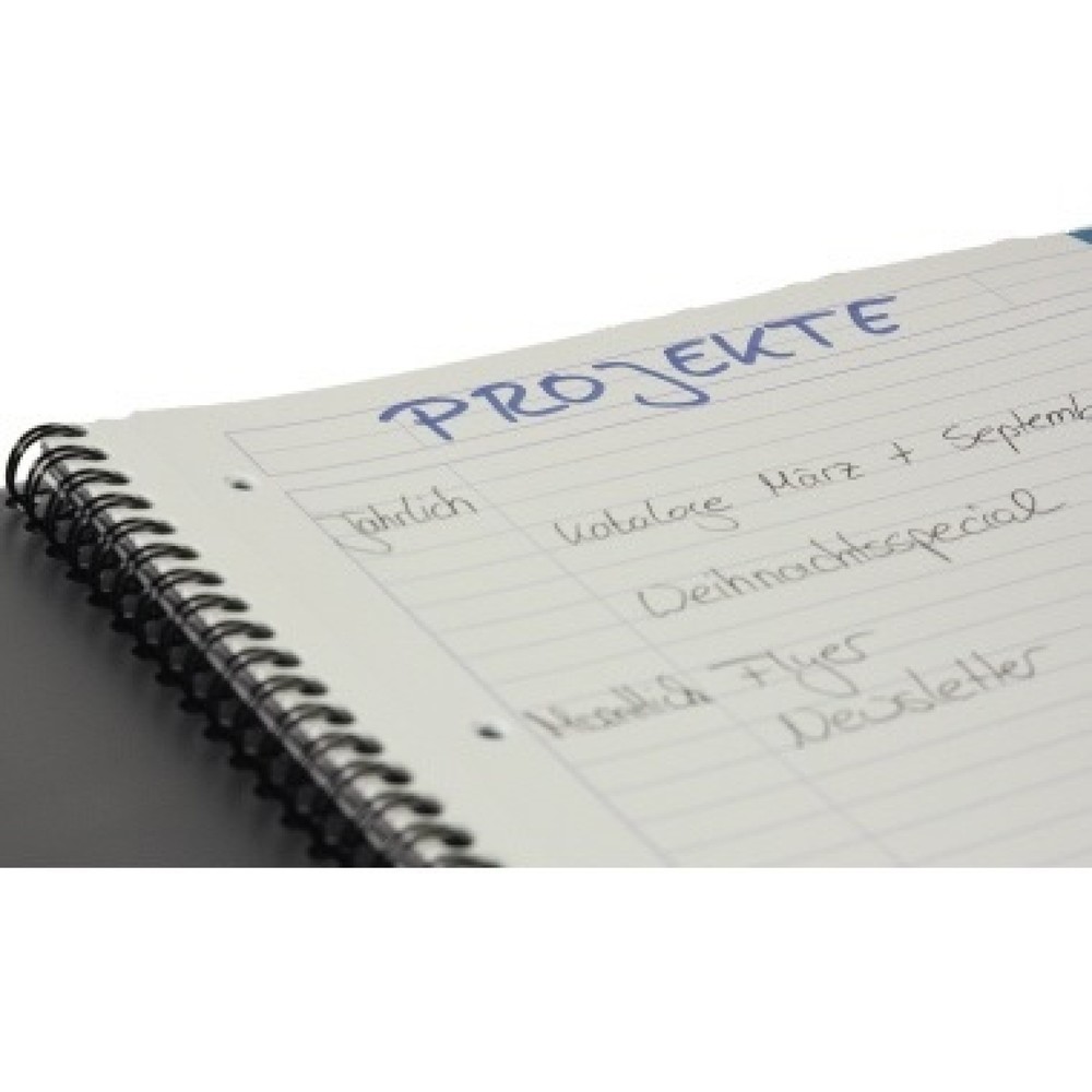 Produktabbildung Nr. 3: Soennecken Officebook 2350 DIN A4+ 90g 80Bl. 4fbg. Rand 3Register lin.