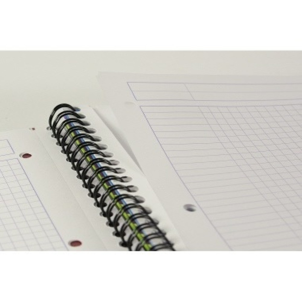 Produktabbildung Nr. 4: Soennecken Officebook 2350 DIN A4+ 90g 80Bl. 4fbg. Rand 3Register lin.