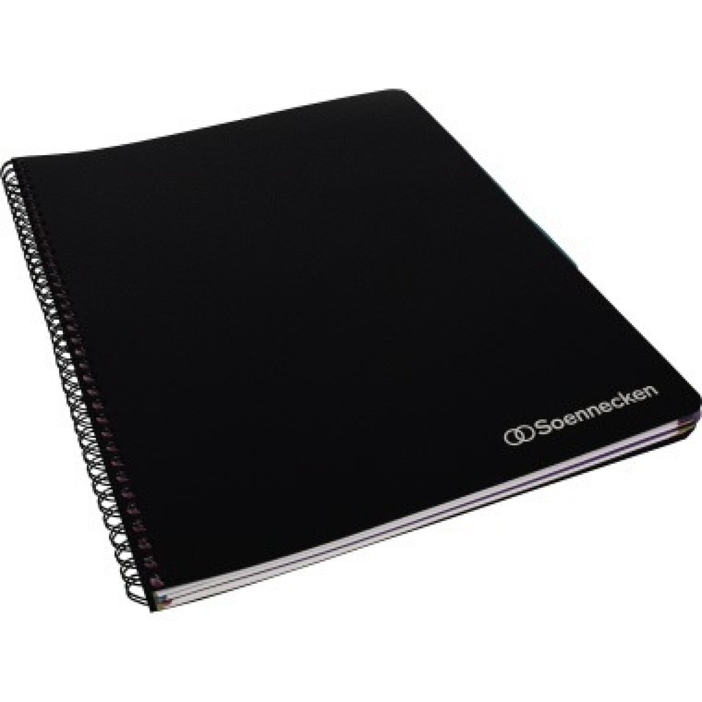 Produktabbildung: Soennecken Officebook 2350 DIN A4+ 90g 80Bl. 4fbg. Rand 3Register lin.
