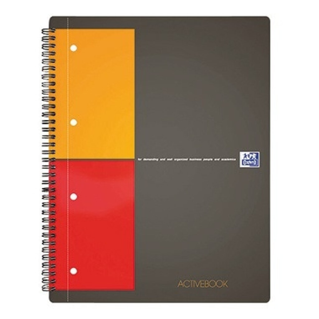Oxford Collegeblock Activebook 100104329 DIN A4+ 80Blatt kariert Produktabbildung: Oxford Collegeblock Activebook 100104329 DIN A4+ 80Blatt kariert