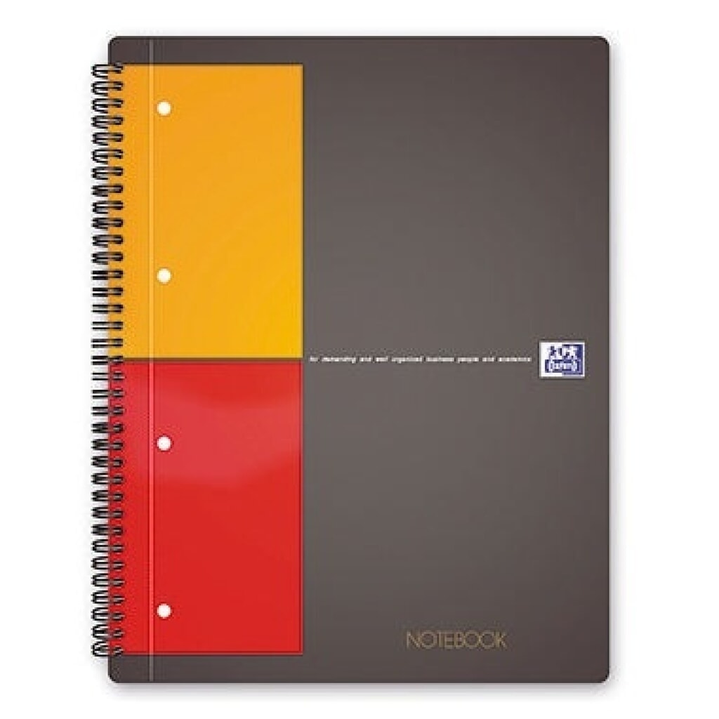 Produktabbildung: Oxford Collegeblock Notebook 100103664 DIN A4+ kariert 80Blatt
