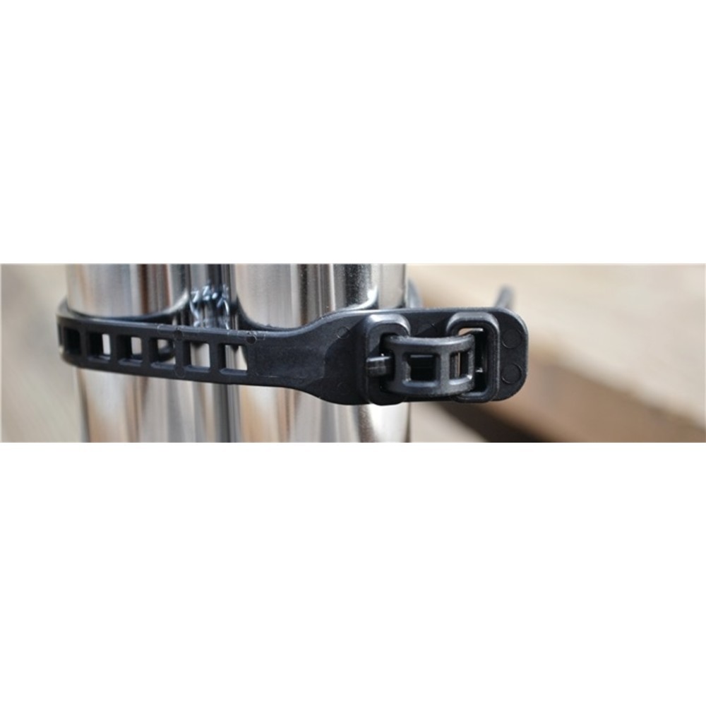 N° de l'image du produit 4 : Collier de câblage longueur 580 mm largeur 28 mm polyuréthane noir 3 pièces/sach