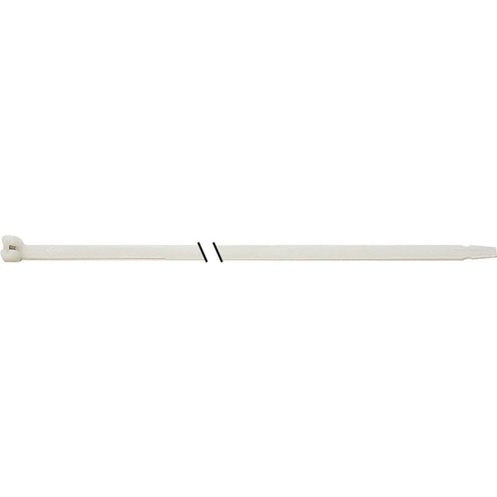 N° de l'image du produit 2 : Collier de câblage longueur 186 mm largeur 4,5 mm polyamide nature 100 pièces/sa