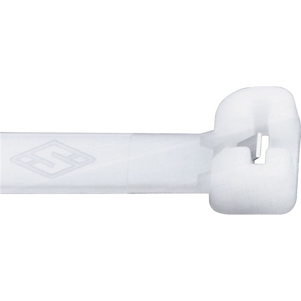 N° de l'image du produit 3 : Collier de câblage longueur 186 mm largeur 4,5 mm polyamide nature 100 pièces/sa