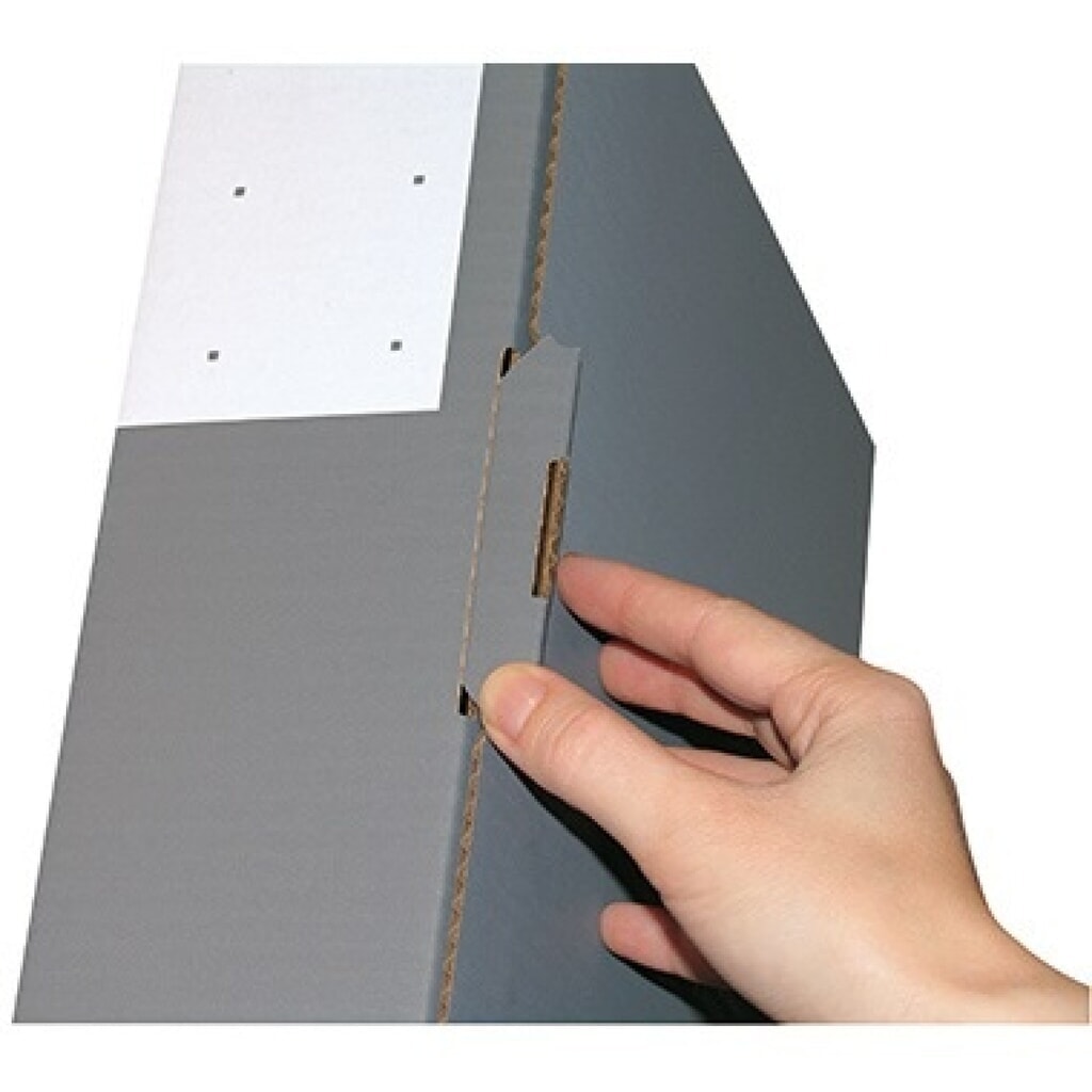 Produktabbildung Nr. 4: ColomPac Versandkarton CP058.88 32,2x28,8x8cm Karton grau
