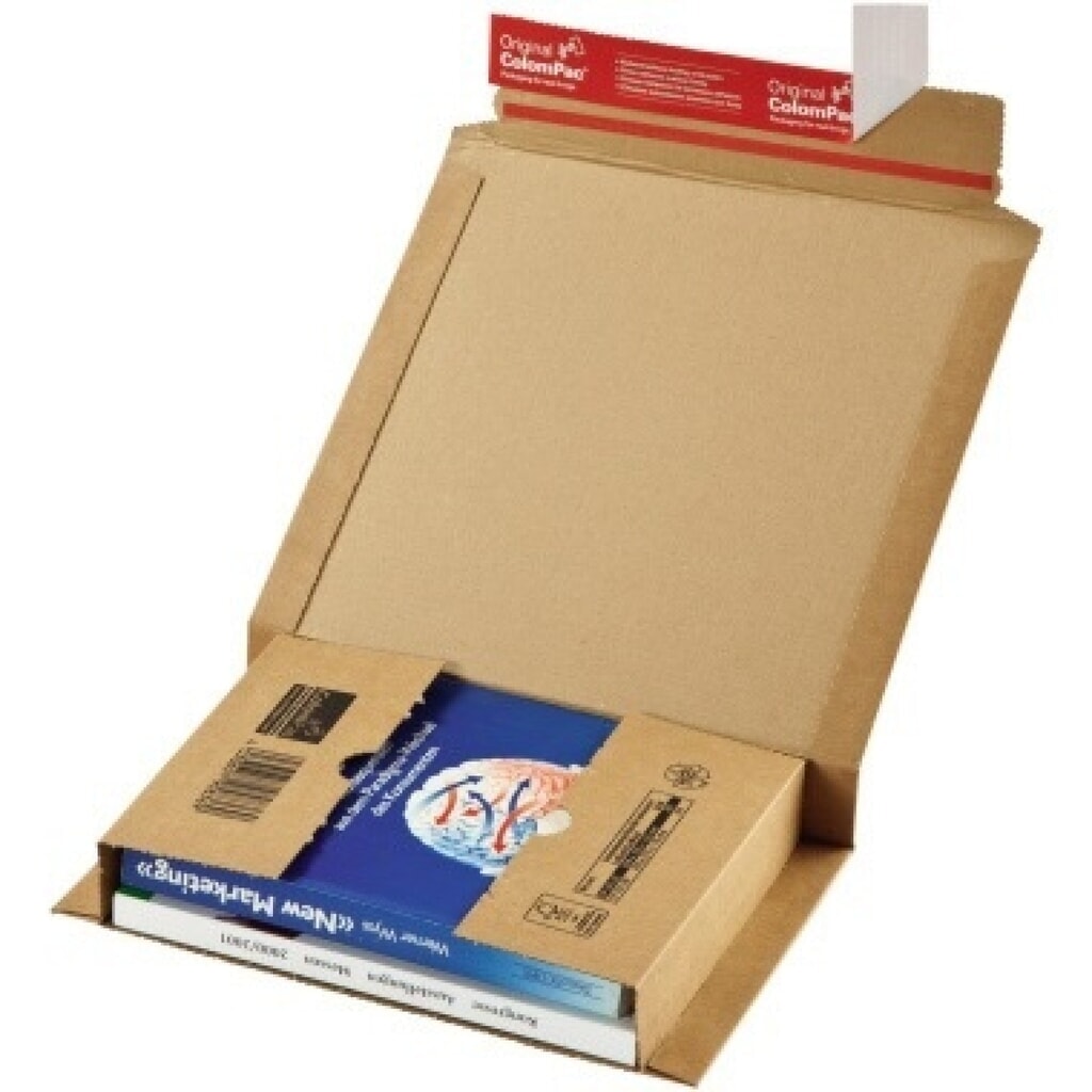 ColomPac Versandkarton Universal CP021.09 307x78x250 mm braun Produktabbildung: ColomPac Versandkarton Universal CP021.09 307x78x250 mm braun
