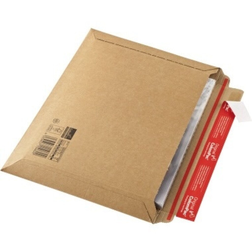 Produktabbildung: ColomPac Wellpappversandtasche 340x235x35 braun Querbefüllung